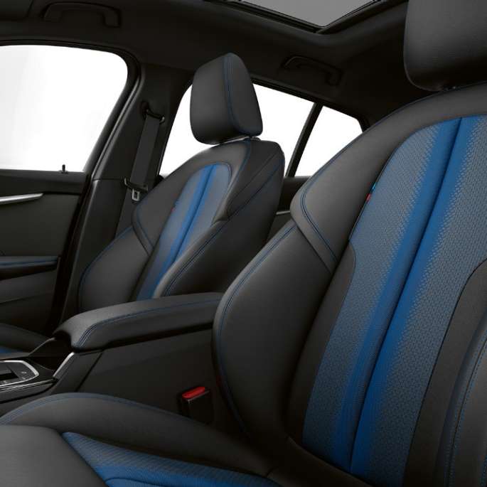 Sièges M sport. BMW Série 1, Modèle M Sport, habitacle avec sièges M Sport.