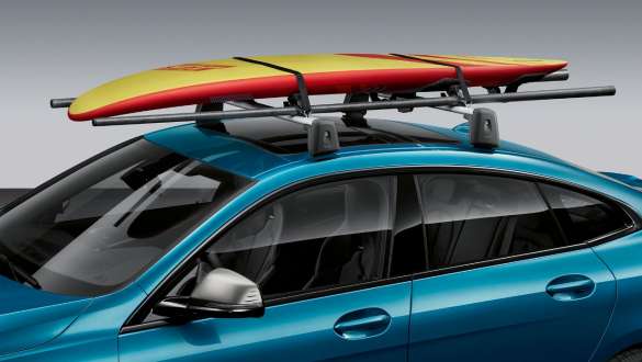 Support pour planche de surf, BMW Série 2 Gran Coupé Support de toit pour planche de surf BMW Série 2 Gran Coupé Snapper Rocks Blau metallic F44, extérieur