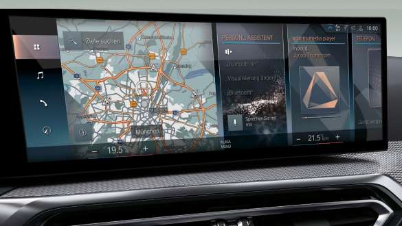 BMW Série 4 Gran Coupé G26 2021 avec BMW Intelligent Personal Assistant BMW Série 4 Gran Coupé G26 2021 avec BMW Intelligent Personal Assistant Control Display Habitacle