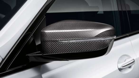 Coque de rétroviseur extérieur M Performance en carbone de la BMW Série 6 Gran Turismo G32 2020 Coque des rétroviseur extérieur M Performance en carbone de la BMW Série 6 Gran Turismo G32 2020, vue en gros plan