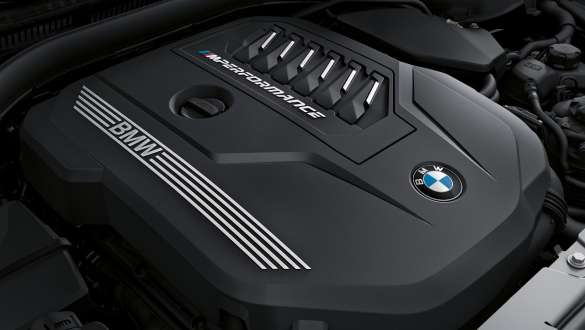 Moteur essence BMW M TwinPower Turbo BMW M440i xDrive Coupé G22 2020 Moteur essence 6 cylindres en ligne BMW M TwinPower Turbo BMW M440i xDrive Coupé G22 2020 vue en gros plan