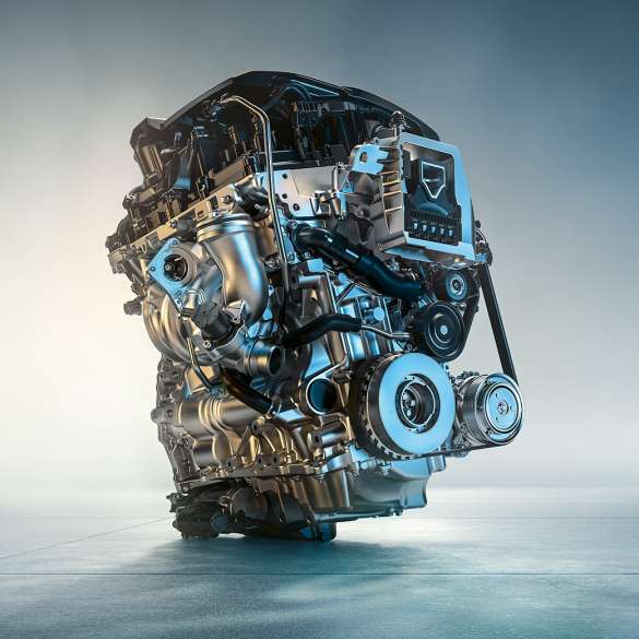 Moteur de la BMW M135i xDrive. Moteur essence 4 cylindres M TwinPower Turbo de la BMW M135i xDrive avec 306 ch (225 kW).