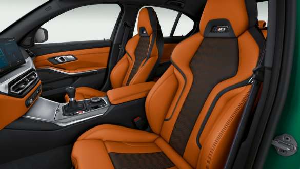 Sièges M sport de la BMW M3 Berline G80 2020 Sièges sport M de la BMW M3 Berline G80 2020, intérieur