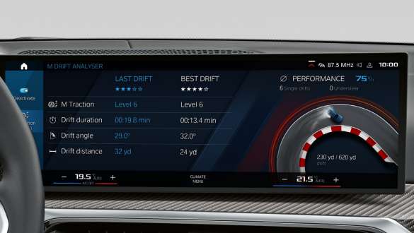 M Drive Professional BMW M3 Berline G80 2020 BMW M3 Berline G80 2020 M Drive Professional Control Display, habitacle