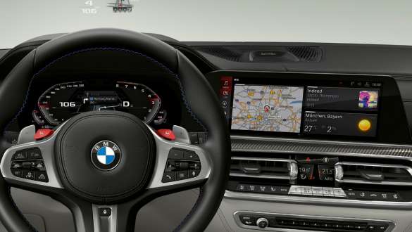 BMW X5 M avec BMW Live Cockpit Professional F95 G05 BMW Live Cockpit Professional BMW X5 M F95 G05 2018 SUV, intérieur