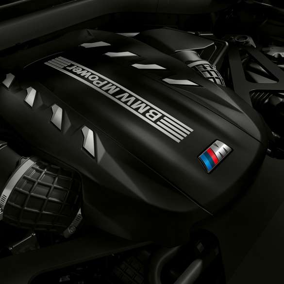 Moteur essence 8 cylindres M TwinPower Turbo à hautes performances de la BMW X6 M Competition Moteur essence 8 cylindres M TwinPower Turbo à hautes performances de la BMW X6 M Competition, vue de détail F96 2020
