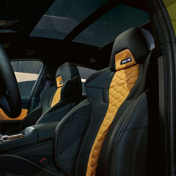 Sièges M multifonctions de la BMW X6 M Competition Sièges M multifonctions de la BMW X6 M Competition, intérieur F96