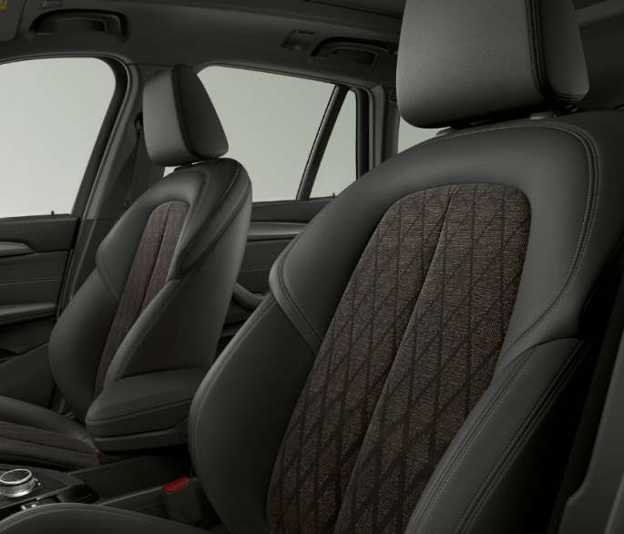 BMW X1, Modèle xLine, garnissage BMW X1, Modèle xLine, intérieur avec vue sur le garnissage