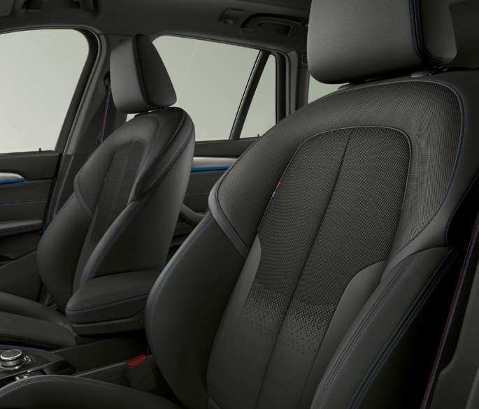 BMW X1, Modèle M Sport, garnissage BMW X1, Modèle M Sport, intérieur avec vue sur le garnissage