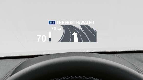 BMW Head-Up Display de la BMW X2 F39 BMW Head-up Display de la BMW X2 2018 F39 intérieur, tableau de bord