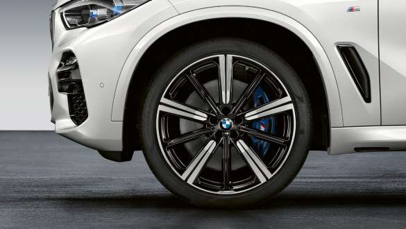 Jante BMW M Performance 22" en alliage léger à rayons en étoile 749 M BMW X5 G05 2018 Jantes BMW M Performance 22" en alliage léger à rayons en étoile 749 M, exécution bicolore de la BMW X5 G05 2018 Extérieur