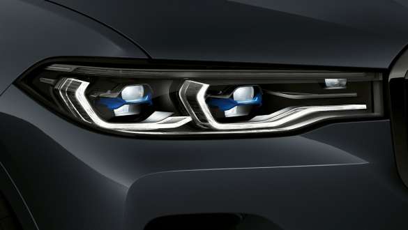 BMW Laserlight de la BMW X7 G07 2019 BMW Laserlight BMW X7 G07 2019 vue en gros plan