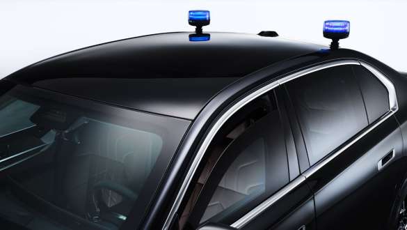 BMW Série 7 Protection G73 feux rotatifs BMW Série 7 Protection G73 feux de signalisation toit
