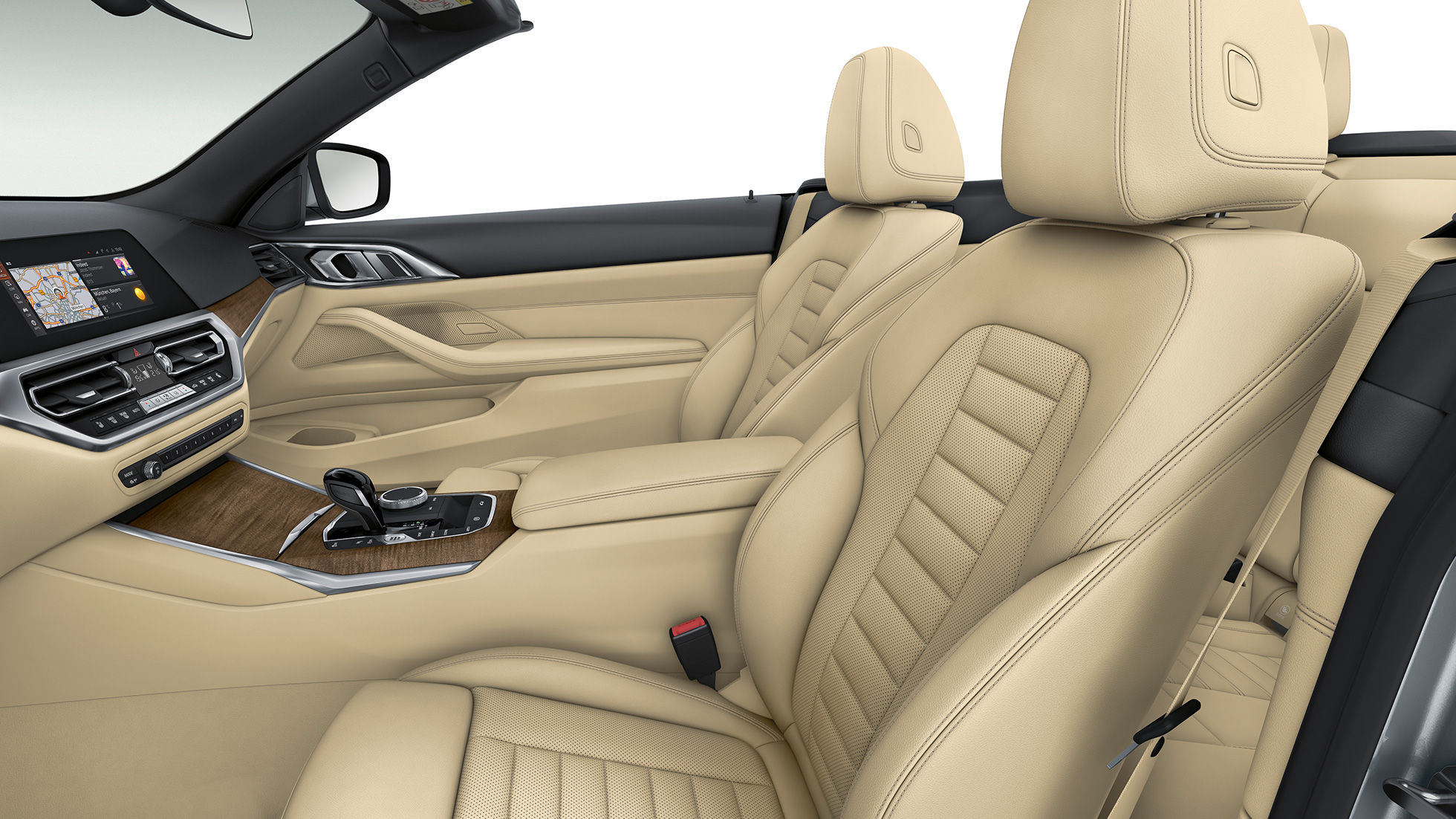 Sièges de la BMW Série 4 Cabriolet équipement de base G23 2020 Habitacle de la BMW Série 4 Cabriolet G23 2020, poste de conduite et sièges