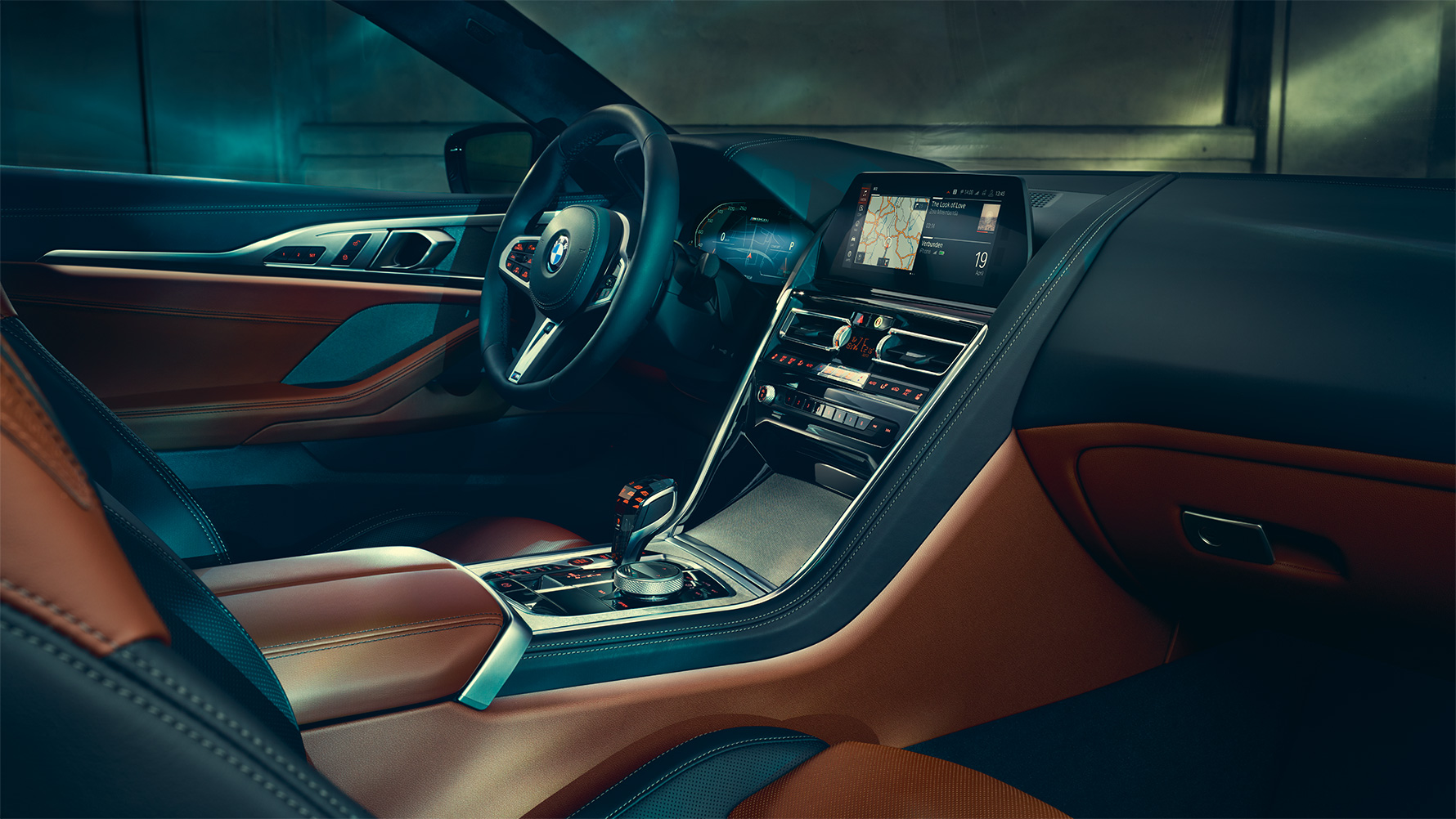 BMW Série 8 Coupé, intérieur Intérieur de la BMW Série 8 Coupé.