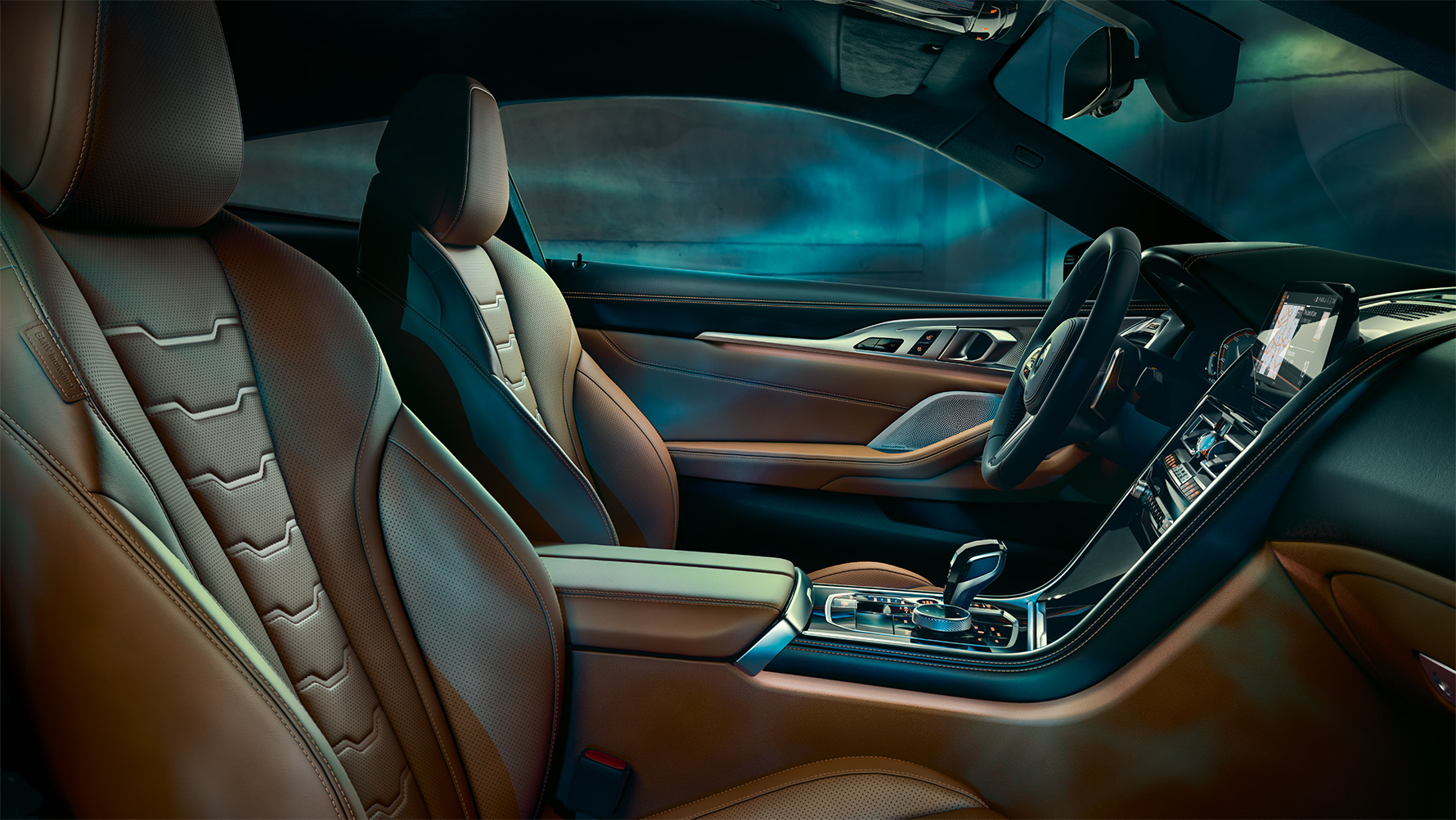 L'intérieur de la BMW Série 8 Coupé avec équipement BMW Individual. L'intérieur de la BMW Série 8 Coupé avec équipement BMW Individual.