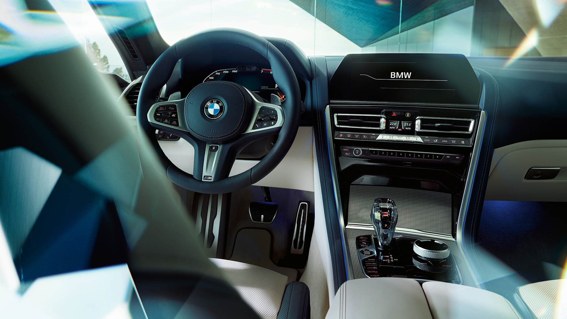 Design intérieur du cockpit BMW Série 8 Gran Coupé, design intérieur du cockpit