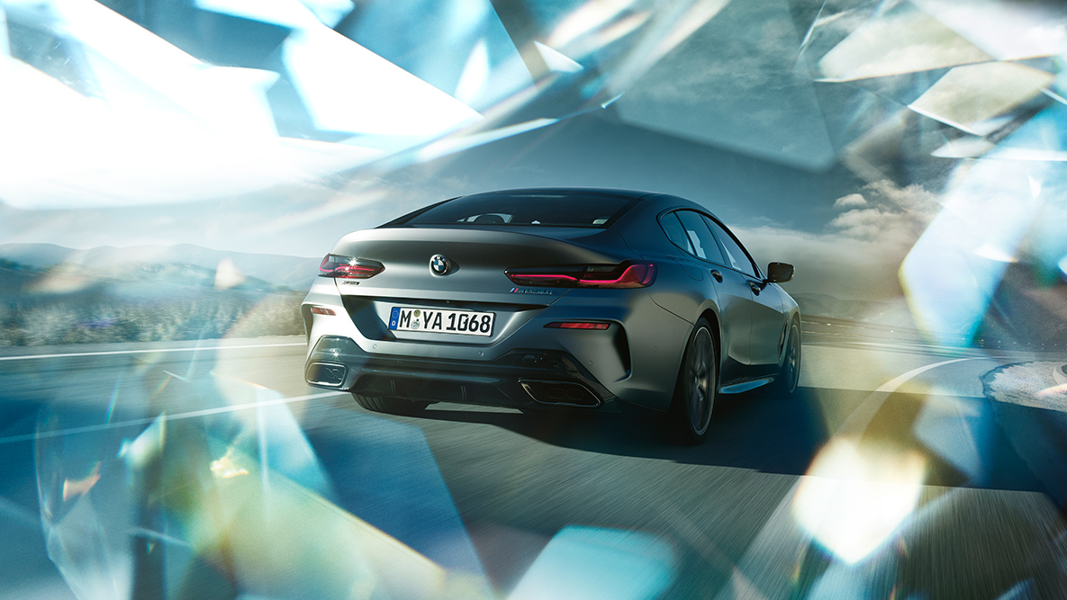 Dynamique de conduite xDrive BMW Série 8 Gran Coupé, dynamique de conduite xDrive