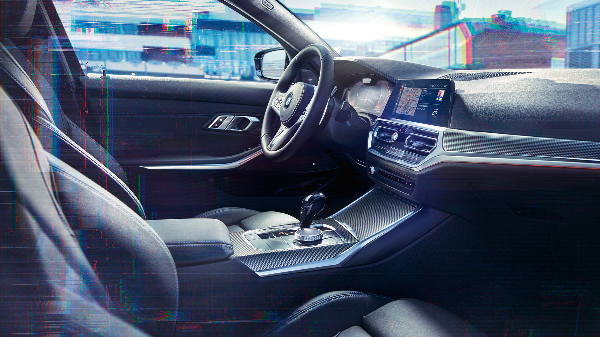 L’habitacle de la BMW M340i xDrive Berline L’habitacle de la BMW M340i xDrive Berline G20 Saphirschwarz metallic
