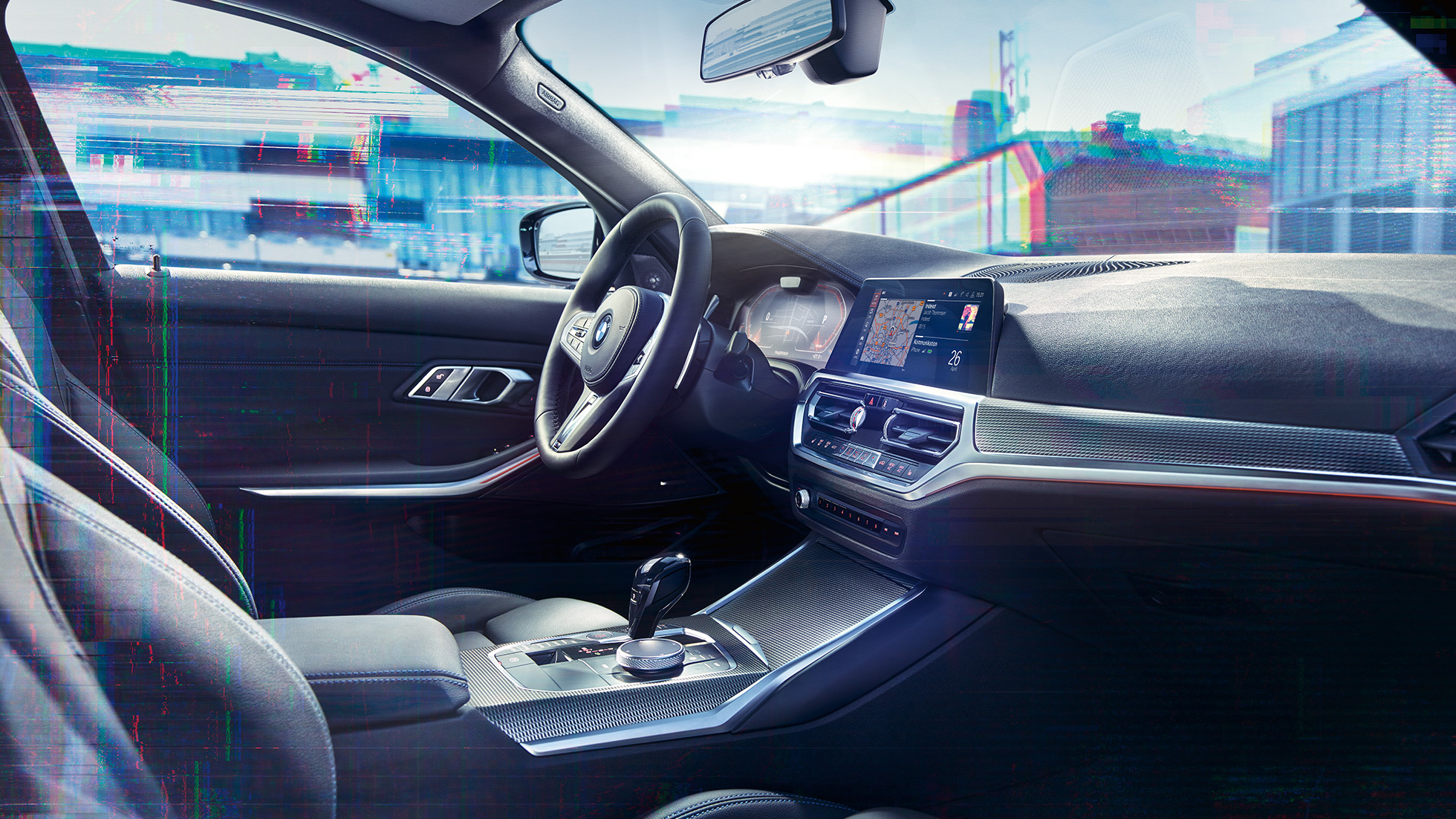 L’habitacle de la BMW M340i xDrive Berline L’habitacle de la BMW M340i xDrive Berline G20 Saphirschwarz metallic