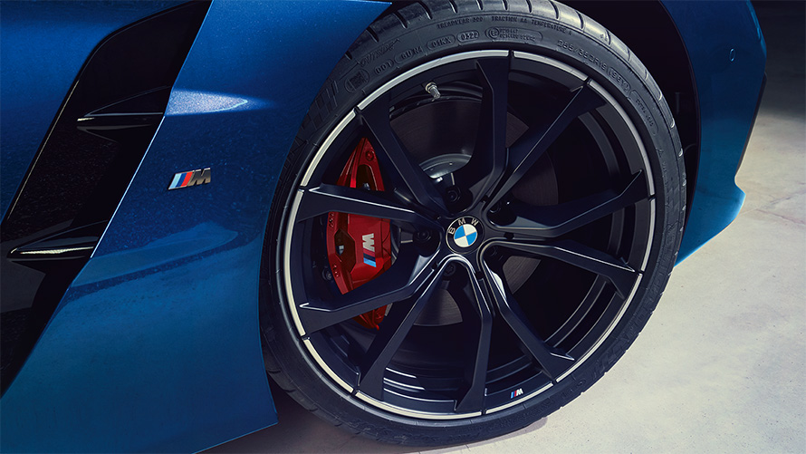 BMW Z4 M40i G29 2022 Portimao Blau, Enjoliveur de sortie d'échappement en forme libre