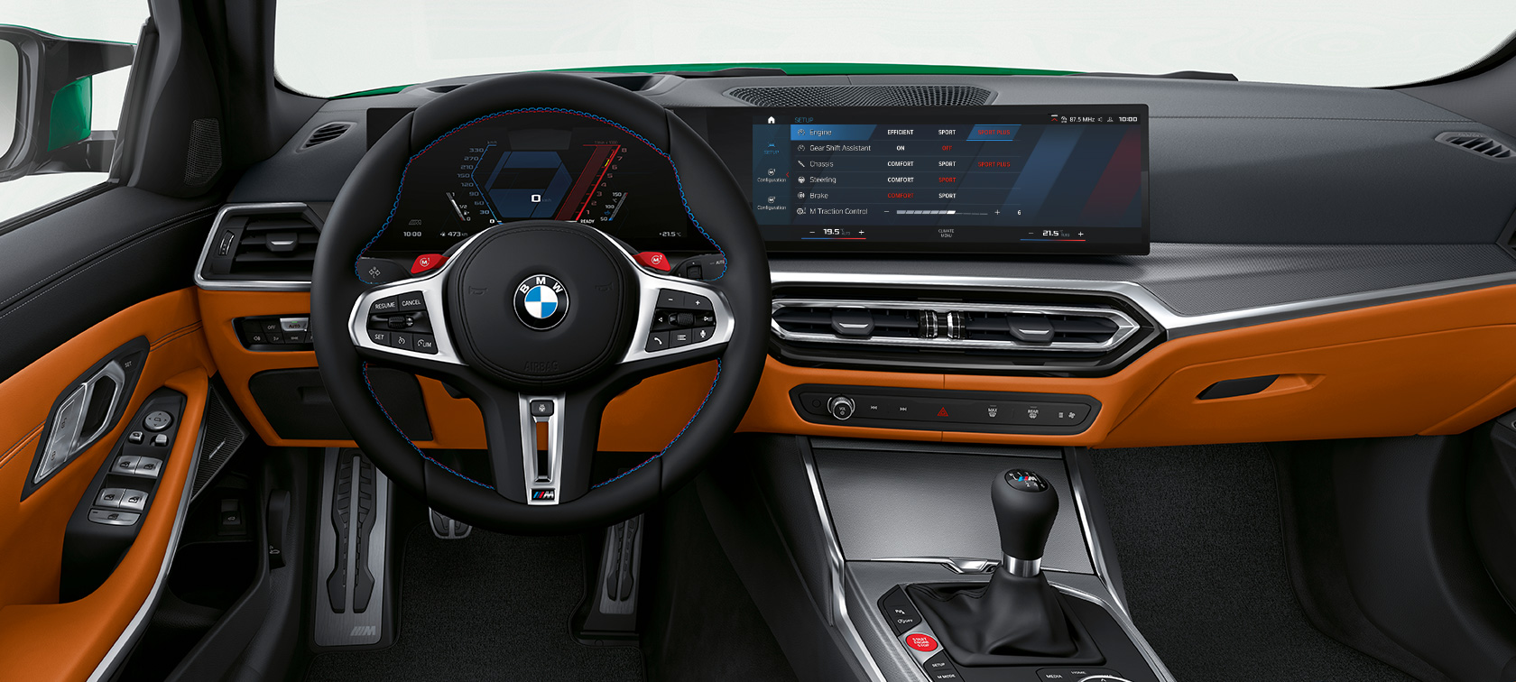 BMW M3 CS G80 Poste de conduite BMW M3 CS G80 Poste de conduite habitacle