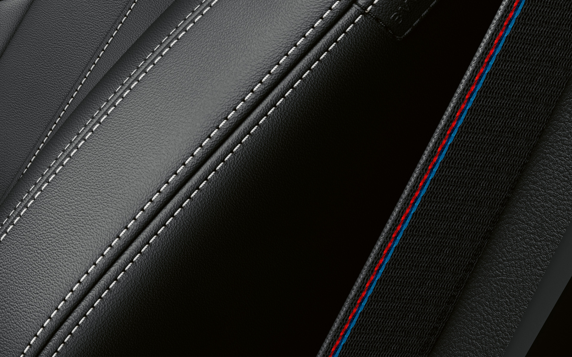 Ceinture de sécurité M BMW M340i xDrive Berline G20 BMW M340i xDrive Berline G20 ceintures de sécurité M vue en gros plan