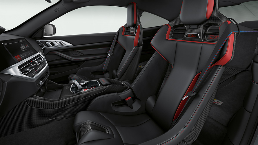 BMW M4 CSL G82 Intérieur sièges baquets M en carbone