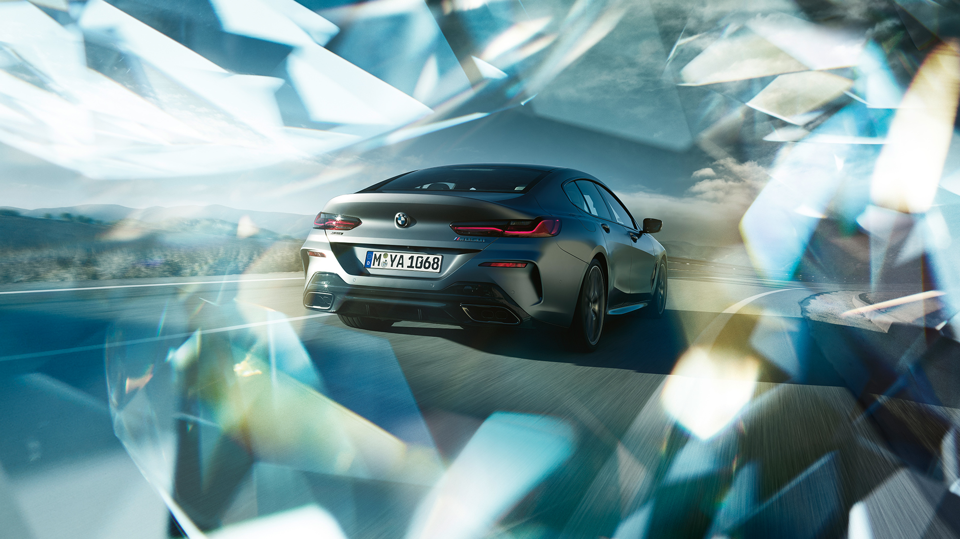 Système d'échappement sport M BMW M850i xDrive Gran Coupé, système d'échappement M Sport