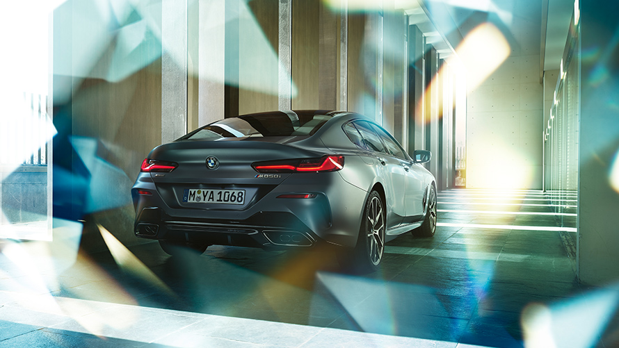 BMW M850i xDrive Gran Coupé, design, vue arrière, caractéristiques