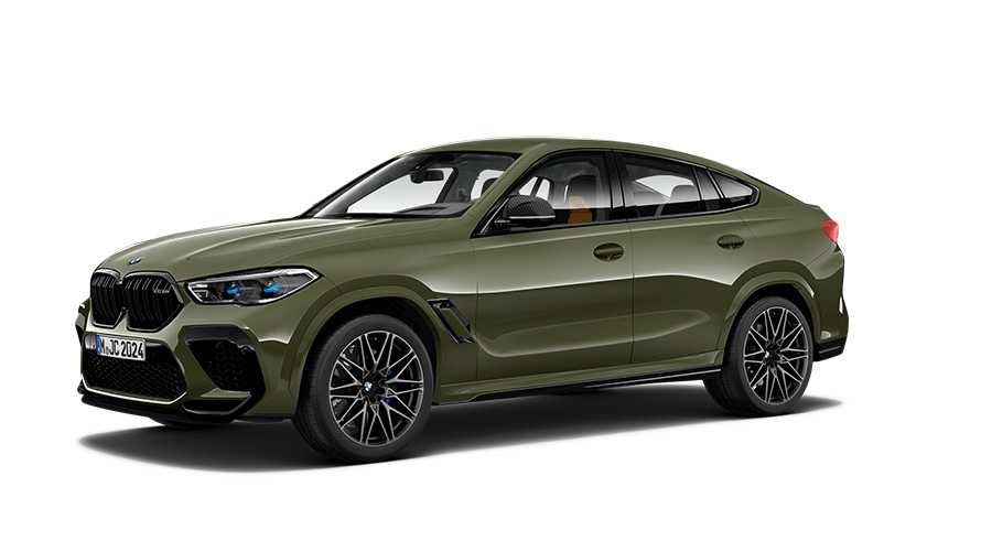 BMW Modèle M BMW X6 M F96, vue de trois quarts de profil BMW Modèle M BMW X6 M F96, vue de trois quarts de profil