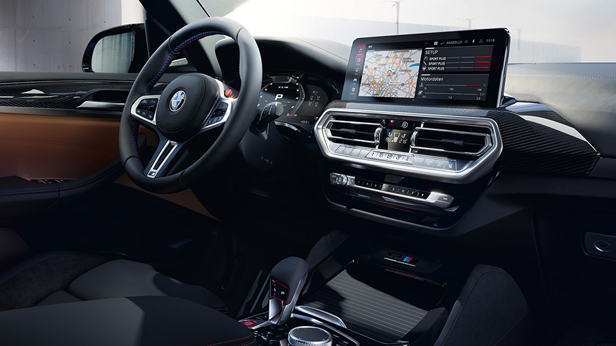 BMW X3 M Competition F97 LCI restylage 2021 poste de conduite BMW X3 M Competition F97 LCI restylage 2021 poste de conduite intérieur