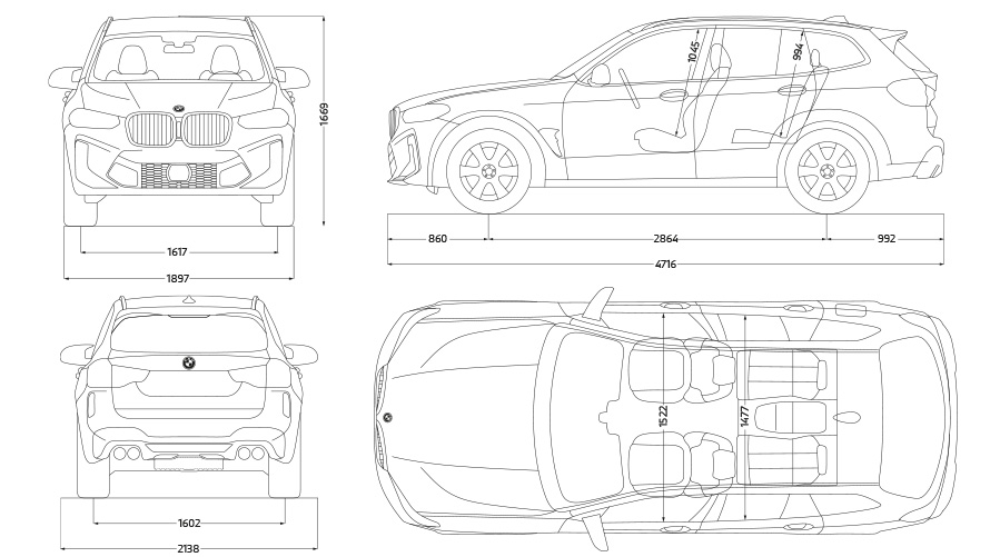 BMW X3 M Competition F97 LCI restylage 2021 Données techniques BMW X3 M Competition F97 LCI restylage 2021 Données techniques