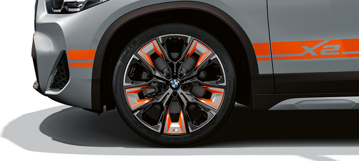 Jantes en alliage léger de la BMW X2 2020 F39 BMW X2 2020 F39 Brooklyn Grau, jantes en alliage léger