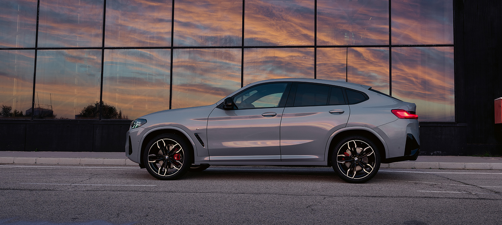 BMW X4 G02 Brooklyn Grau Vue de profil 2021