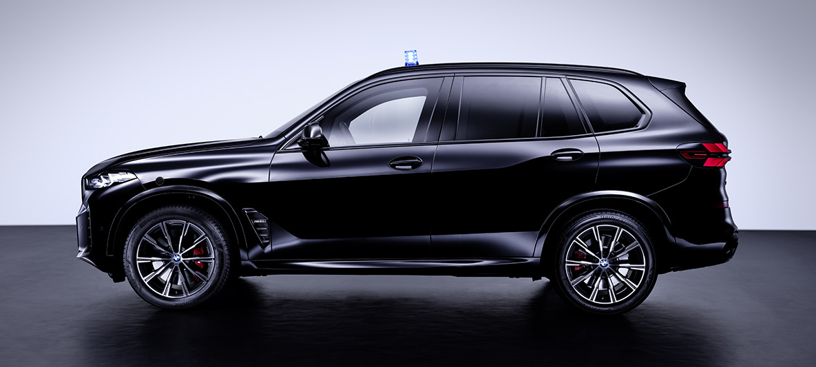 Véhicules de protection spéciale BMW Ce qui est protégé extérieur Véhicules de protection spéciale BMW Ce qui est protégé extérieur vue avant