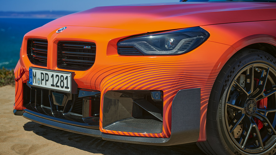 M Performance lame avant en carbone gauche BMW M Performance Parts BMW G87 M Performance lame avant en carbone gauche