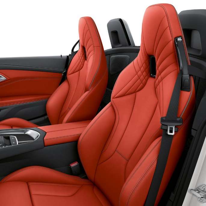 BMW Z4 Roadster en Modèle Sport, sièges avant