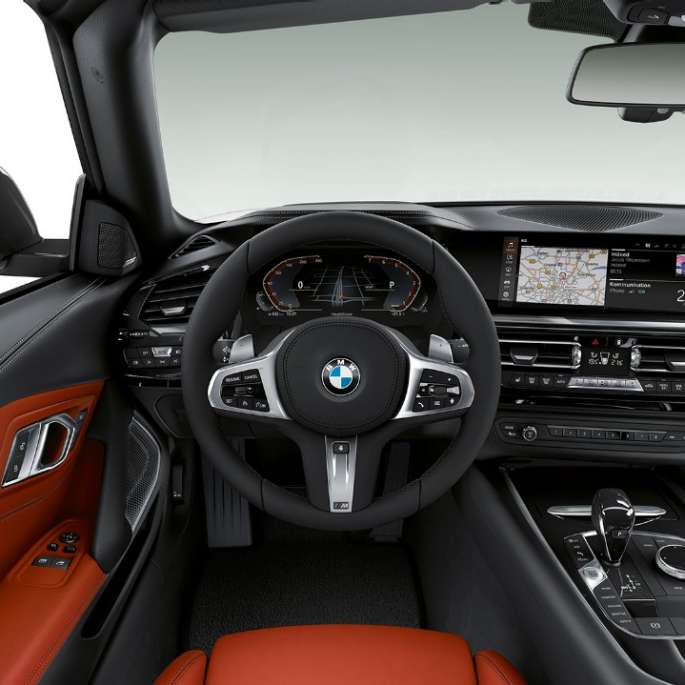 BMW Z4 Roadster en Modèle Sport, volant et place du conducteur