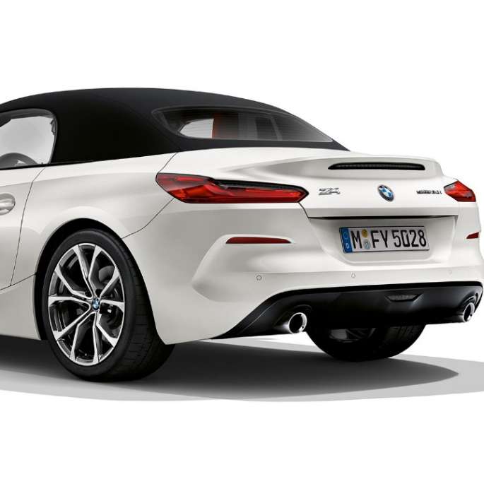BMW Z4 Roadster en Modèle Sport, vue de trois quarts arrière