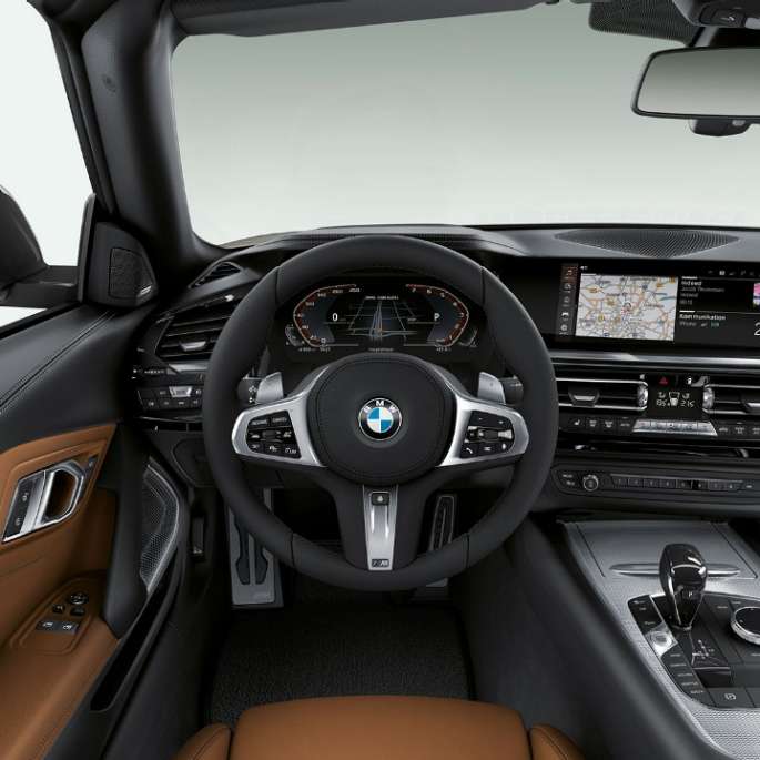 BMW Z4 Roadster M40i, volant et place du conducteur